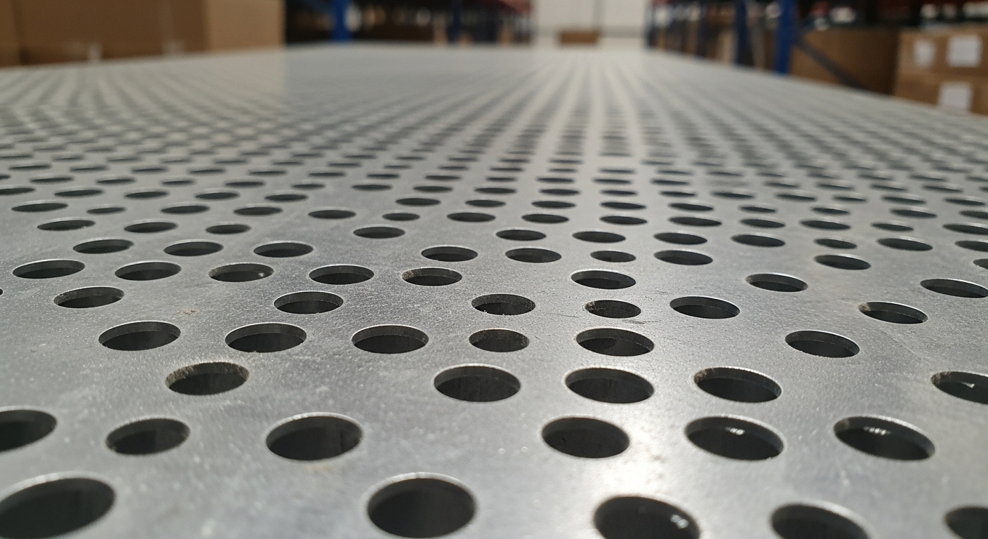 10mm yuvarlak delikli sac detayı