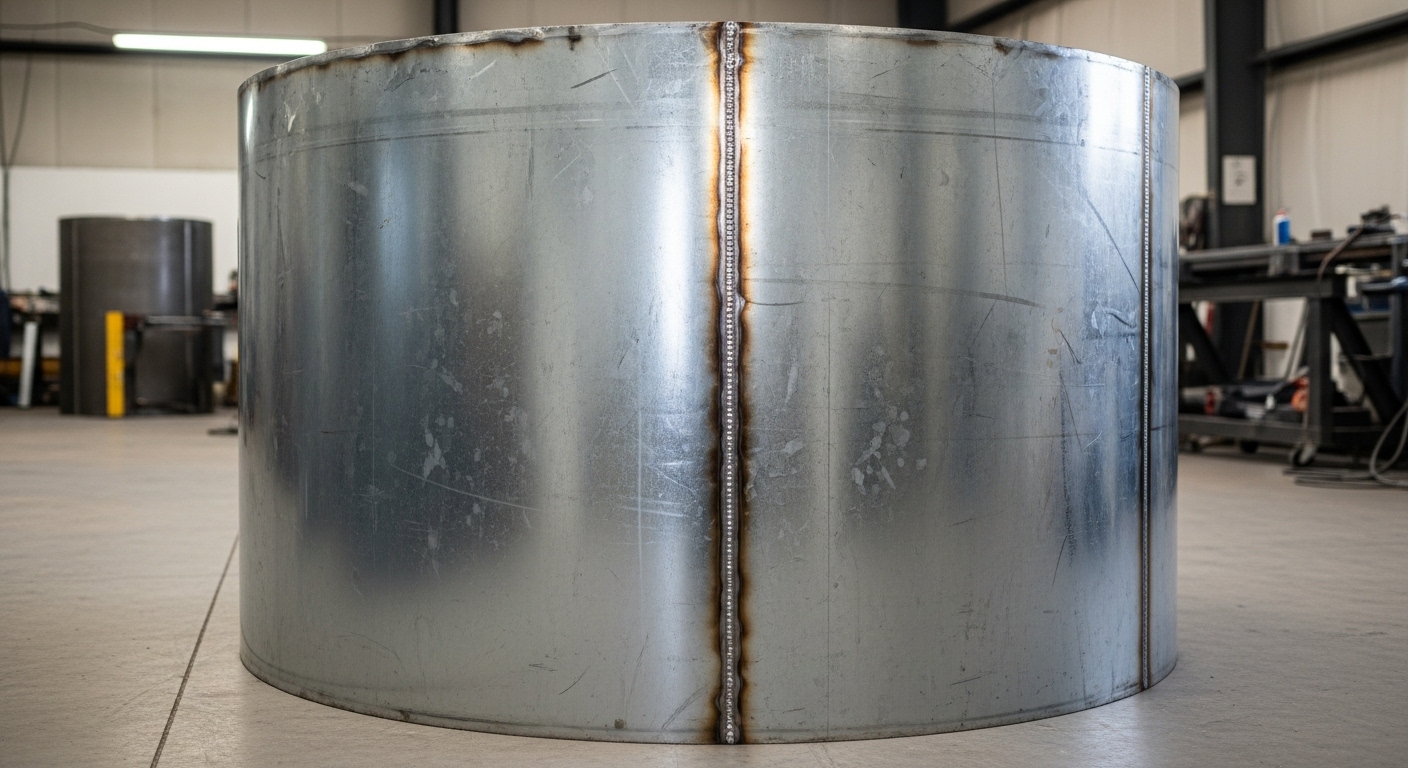 Silindir Geniş Plaka Sac Büküm Anadolu Yakası