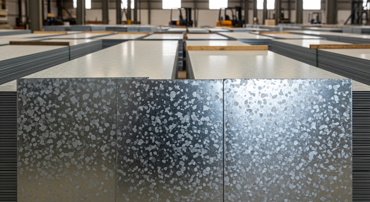 Galvaniz Sac uygulama ve ürün görünümü