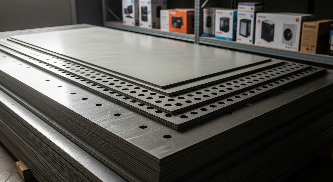 Platform delikli plaka sac