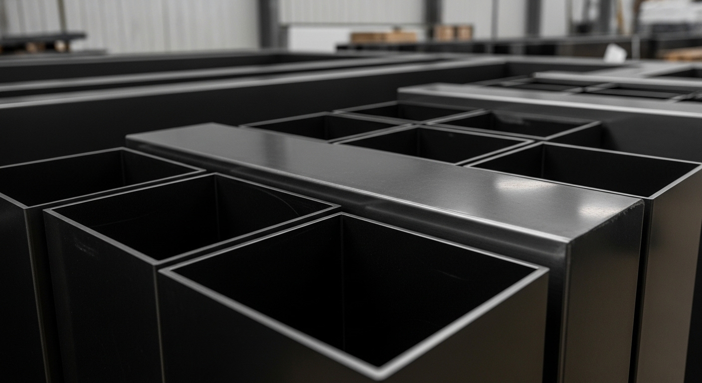 Siyah Kutu Profil Anadolu Yakası İmalatı