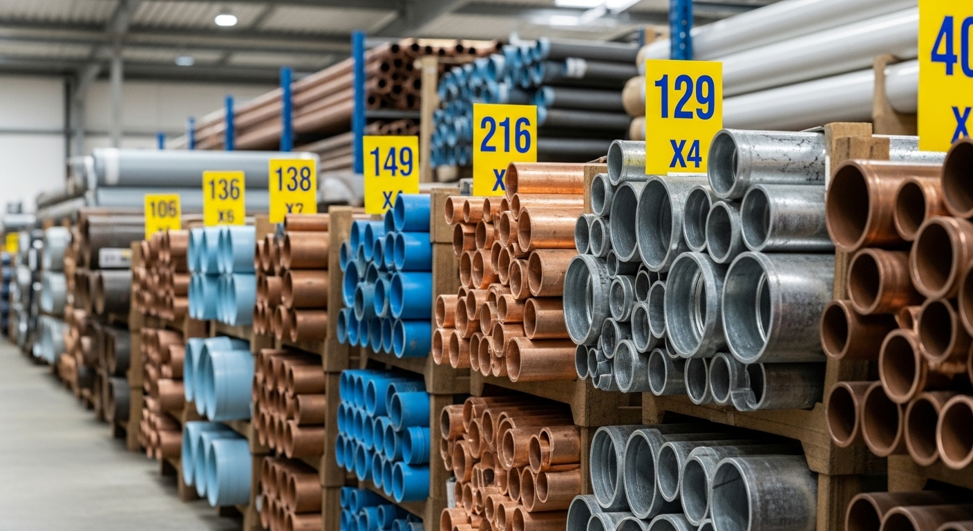 Siyah, Galvanizli ve PVC Su Borusu Çeşitleri